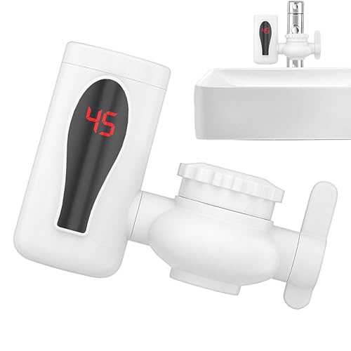 usefulbeauty Sofortiger Heißwasserhahn,Mit Integrierter Heizfunktion | Drehbarer Wasserarmatur mit LED digitaler Anzeige und Doppelmodi für Händewaschen Pausenraum Badezimmer Kleine Wohnungen und usefulbeauty Sofortiger Heißwasserhahn,Mit Integrierter Heizfunktion | Drehbarer Wasserarmatur mit LED digitaler Anzeige und Doppelmodi für Händewaschen Pausenraum Badezimmer Kleine Wohnungen und von usefulbeauty