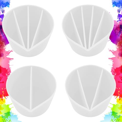 usefulbeauty Trennbare Becher für flüssige Farbe – trennbare Tassen aus Silikon, Werkzeug für Formen, Messung von Flüssigkeiten, Acrylfarben usefulbeauty Trennbare Becher für flüssige Farbe – trennbare Tassen aus Silikon, Werkzeug für Formen, Messung von Flüssigkeiten, Acrylfarben von usefulbeauty