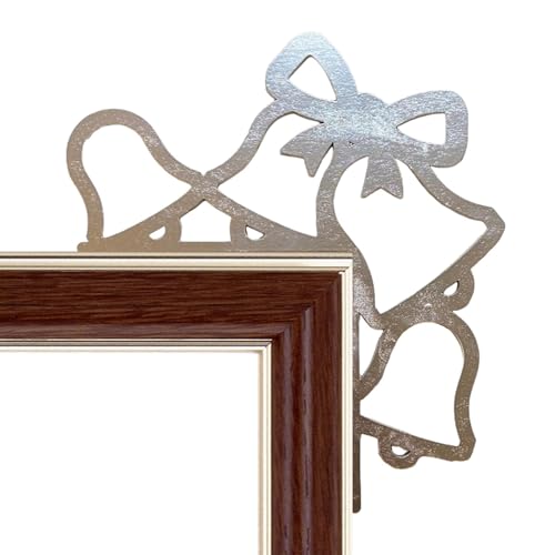 usefulbeauty Türrahmen für Weihnachten, Topper für Weihnachtstüren aus Holz | Ornament für Eckpaneel mit Weihnachtsmotiven, lustiger Ferienhaus-Rahmen, Handwerkswände von usefulbeauty