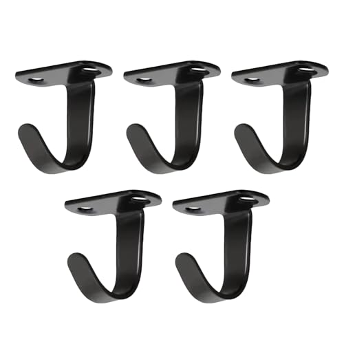 usefulbeauty Universalhaken, J-Haken aus Edelstahl | starker Haken, Organizer, dick, 5 Stück, für Mantel, Badezimmer, Hut, Schrank, Kleiderschrank von usefulbeauty