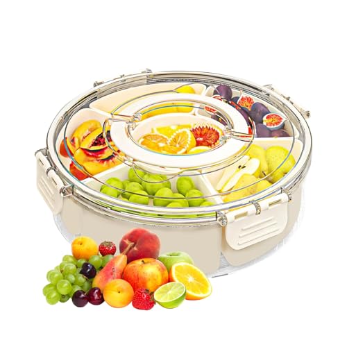 usefulbeauty Unterteilte Snackbehälter | 6-Fach Unterteilte Frischhaltedose Mit Deckel & Griff | Wiederverwendbare Airtight Aufbewahrungsbox Für Snacks Obst Partyteller Reise Picknick usefulbeauty Unterteilte Snackbehälter | 6-Fach Unterteilte Frischhaltedose Mit Deckel & Griff | Wiederverwendbare Airtight Aufbewahrungsbox Für Snacks Obst Partyteller Reise Picknick von usefulbeauty