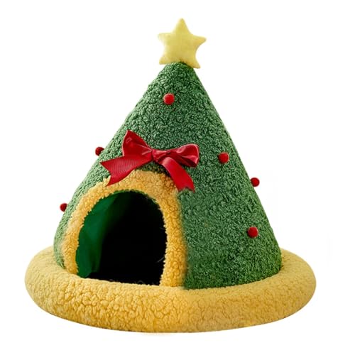 usefulbeauty Weihnachtsbaum für Haustiere, Weihnachtshaus für Katzen, warmes Hundebett für Winter Cat Cave | Versteck für Katzen, Zeltbett halbgeschlossen für Hunde mit abnehmbarem Kissen für usefulbeauty Weihnachtsbaum für Haustiere, Weihnachtshaus für Katzen, warmes Hundebett für Winter Cat Cave | Versteck für Katzen, Zeltbett halbgeschlossen für Hunde mit abnehmbarem Kissen für von usefulbeauty