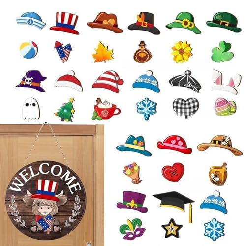 usefulbeauty Willkommensschild | Saisonales Holzkuh Türdekoration Willkommensschild Set - Rustikales Wohnaccessoire Für Herbst Weihnachten Halloween Büro Schlafzimmer usefulbeauty Willkommensschild | Saisonales Holzkuh Türdekoration Willkommensschild Set - Rustikales Wohnaccessoire Für Herbst Weihnachten Halloween Büro Schlafzimmer von usefulbeauty