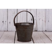 Vintage Sandeimer Des Kindes, Rostiger Blecheimer, Kleiner Blecheimer von usvtgshop