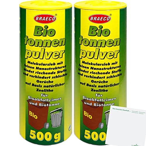 usy Braeco Biotonnen Pulver 2er Pack (2x500g Streudose) Block von usy