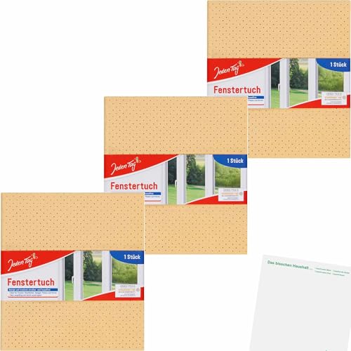usy Bundle für Jeden Tag Fenstertuch 35x38cm 3er Pack (3x1Stk Packung) Block von usy