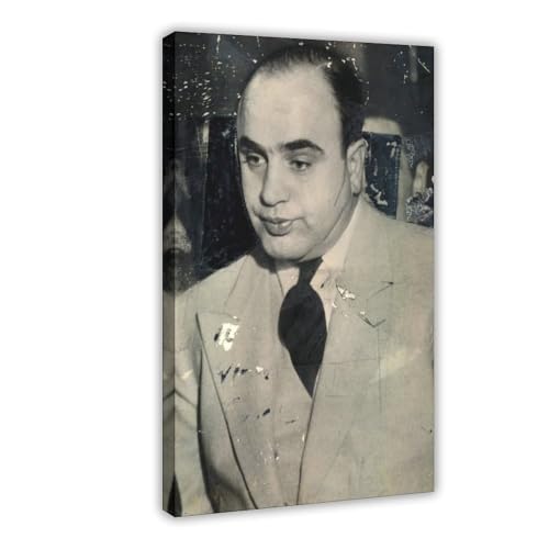 utahcr Al Capone Poster auf Leinwand, Schlafzimmer, Dekoration, Landschaft, Büro, Raumdekoration, Geschenk, 50 x 75 cm utahcr Al Capone Poster auf Leinwand, Schlafzimmer, Dekoration, Landschaft, Büro, Raumdekoration, Geschenk, 50 x 75 cm von utahcr