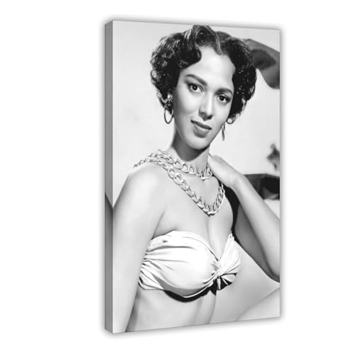 utahcr Dorothy Dandridge-Poster, Leinwand-Poster, Wandkunst, Dekordruck, Bild, Gemälde für Wohnzimmer, Schlafzimmer, Dekoration, 50 x 75 cm utahcr Dorothy Dandridge-Poster, Leinwand-Poster, Wandkunst, Dekordruck, Bild, Gemälde für Wohnzimmer, Schlafzimmer, Dekoration, 50 x 75 cm von utahcr