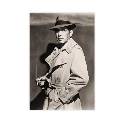 utahcr Humphrey Bogart Leinwand-Poster, Schlafzimmerdekoration, Landschaft, Büro, Raumdekoration, Geschenk, 50 x 75 cm utahcr Humphrey Bogart Leinwand-Poster, Schlafzimmerdekoration, Landschaft, Büro, Raumdekoration, Geschenk, 50 x 75 cm von utahcr