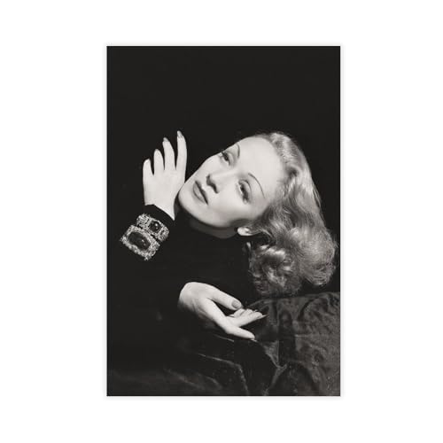 utahcr Marlene Dietrich Poster auf Leinwand, Wandkunst, Dekordruck, Bild Gemälde für Wohnzimmer, Schlafzimmer, Dekoration, 20 x 30 cm utahcr Marlene Dietrich Poster auf Leinwand, Wandkunst, Dekordruck, Bild Gemälde für Wohnzimmer, Schlafzimmer, Dekoration, 20 x 30 cm von utahcr