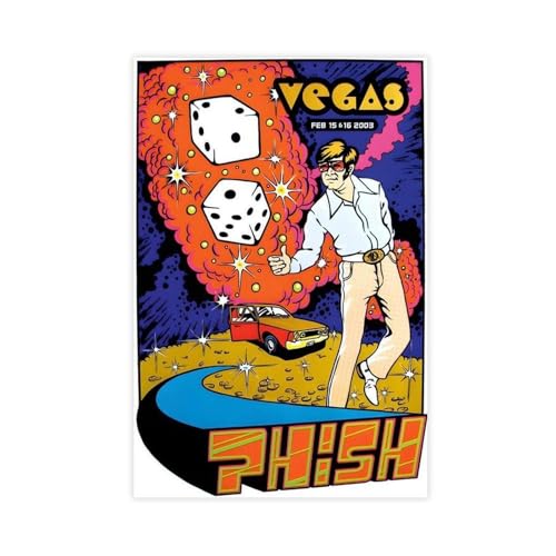 utahcr Phish-Poster, Leinwand-Poster, Wandkunst, Dekordruck, Bild Gemälde für Wohnzimmer, Schlafzimmer, Dekoration, 60 x 90 cm utahcr Phish-Poster, Leinwand-Poster, Wandkunst, Dekordruck, Bild Gemälde für Wohnzimmer, Schlafzimmer, Dekoration, 60 x 90 cm von utahcr