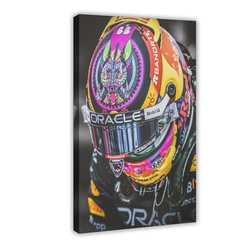 utahcr Poster auf Leinwand von Sergio Perez "Checo", Schlafzimmerdekoration, Landschaft, Büro, Raumdekoration, Geschenk, 40 x 60 cm utahcr Poster auf Leinwand von Sergio Perez "Checo", Schlafzimmerdekoration, Landschaft, Büro, Raumdekoration, Geschenk, 40 x 60 cm von utahcr