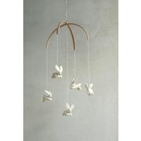 Baby Mobile/Hase Kaninchen Springender Handgemachtes von utatataStudio