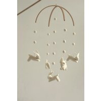 Baby Mobile/Hase Kaninchen Springender Handgemachtes Baby Mobile/Hase Kaninchen Springender Handgemachtes von utatataStudio