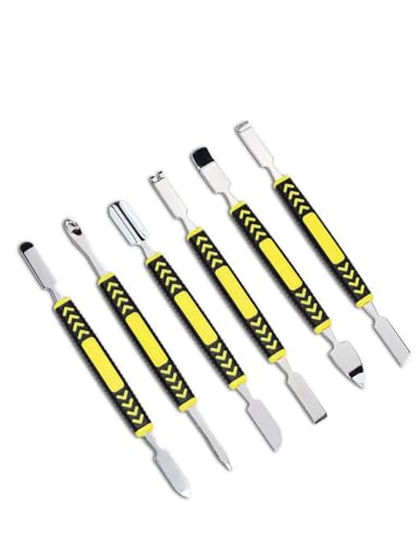 uvbws 6 Stück Metall-Brechstangen und Brechstangen, Doppelköpfige kleine Metall-Brechstangen, Hebel-Reparatur-Set, geeignet für Handys, Laptops, Tablets, Handys, Uhren, digitale Geräte uvbws 6 Stück Metall-Brechstangen und Brechstangen, Doppelköpfige kleine Metall-Brechstangen, Hebel-Reparatur-Set, geeignet für Handys, Laptops, Tablets, Handys, Uhren, digitale Geräte von uvbws