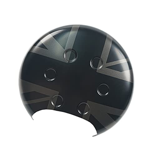 Der UK-Stil Tachometer Abdeckungen, Tachometer dekorativer Aufkleber Für Mini Cooper One/S/JCW Serie R R50 R52 R53 2002–2006(Union Jack schwarz) von uvcany