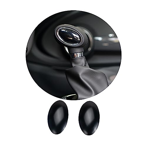 uvcany MINI F54 F55 F56 F57 F60 Schwarz glänzend Schalthebelknauf Abdeckung Trim für Mini Cooper One/S/JCW F54 Clubman,F55 Hatchback,F56 Hatchback,F57 Cabrio,F60 Countryman(Schwarz glänzend) von uvcany