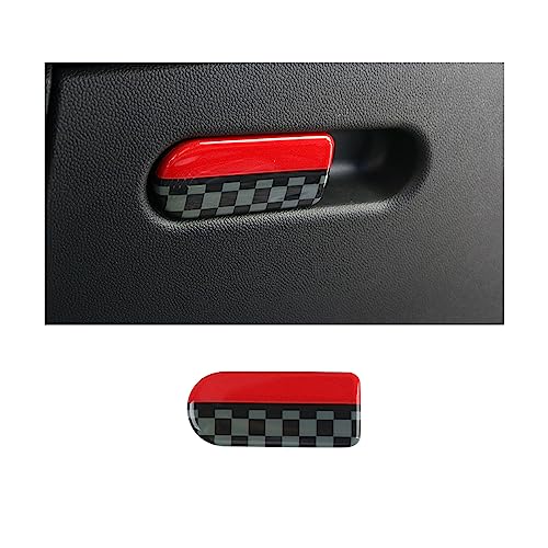 MINI F54 F60 Union Jack Handschuhfach Aufbewahrungsbox Griffabdeckung Aufkleber Zierkappe für Mini Cooper One/S/JCW F54 Clubman, F60 Countryman(JCW) von uvcany