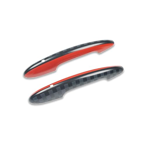 MINI F56 F57 Union Jack Außentürgriffe-Kappen Blenden, Auto Türgriff Verkleidung für Mini Cooper F56 F57 One/S/JCW(JCW, Mit schlüssellosem Zugang und Licht) von uvcany