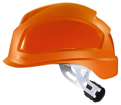 Uvex Pheos E-S-WR Schutzhelm - Unbelüfteter Arbeitshelm für Elektriker - Orange Orange von Uvex