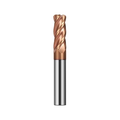 1/5 stücke HRC55 Wolfram Stahl Ecke Radius Fräser D6R0.5 Legierung R Winkel Cutter 4R0.5 Erweiterte 4 Kanten Hartmetall-schaftfräser 8R1(5PCS,8R1x8x100) von uvmgmync