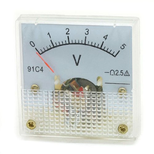 91 C4 Klasse 2,5 Genauigkeit DC 0–5 V Spannung Volt Panel Meter de von uxcell