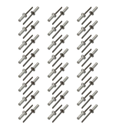 Sourcingmap 5 mm x 18 mm Aluminium Senkkopf geschlossen Ende Blind Nieten Verschluss 50 von uxcell