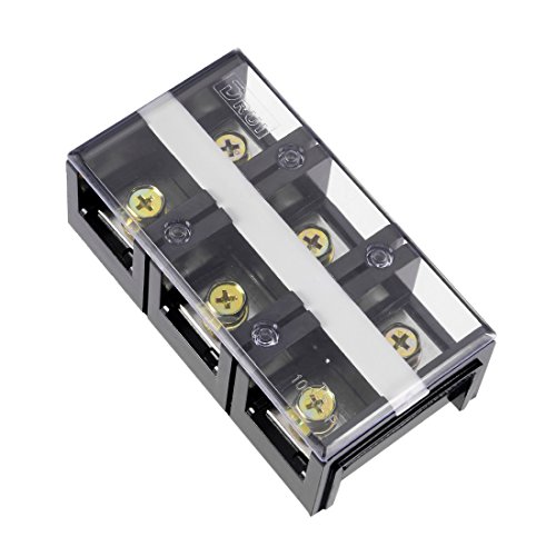 Sourcingmap Dual Zeilen 3 Positionen 600 V 100 A-Barrier Terminal Strip Sourcingmap Dual Zeilen 3 Positionen 600 V 100 A-Barrier Terminal Strip von uxcell