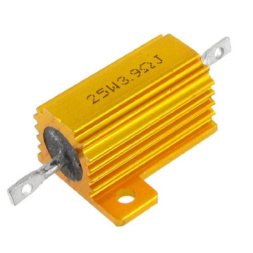 Sourcingmap a12040600ux0286 25 W 3,9 Ohm 5% Chassis montiert Aluminium Untergebracht Drahtwiderstände von uxcell