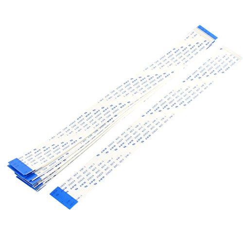 sourcing map 1.0mm Pitch Pin-AWM 80C 60V VW-1Flexibles Flaches Kabel FFC 200mm 20Stück de von uxcell