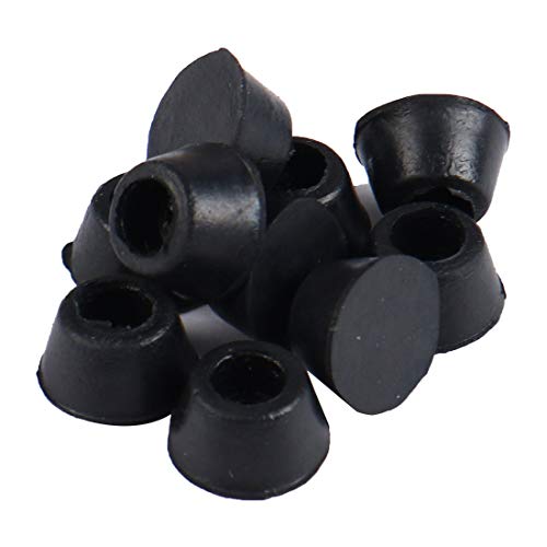 sourcing map 10 Stück 14 mm x 8 mm Konischer Einbauleuchten Gummifüße Stoßstangen Bezüge de von uxcell