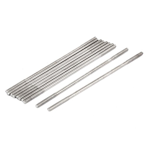 sourcing map 10 Stück Doppelend Gewindestift Schraube M3x100mm aus 304 Edelstahl sourcing map 10 Stück Doppelend Gewindestift Schraube M3x100mm aus 304 Edelstahl von uxcell