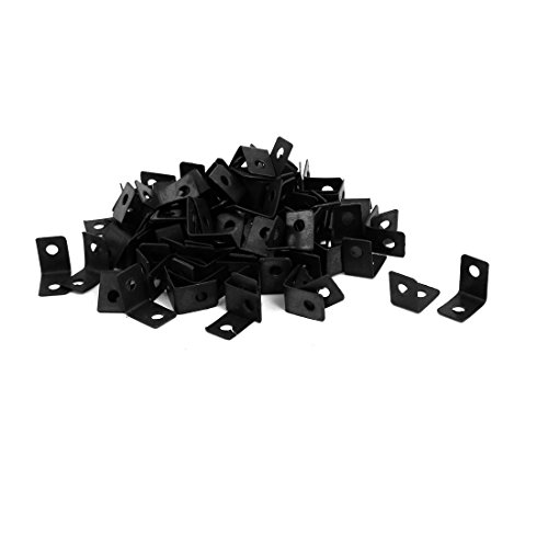 sourcing map 100 Stück 12x9x12mm L-förmig 90 Grad Winkelhalterung Ecke Zahnspange Schwarz DE de sourcing map 100 Stück 12x9x12mm L-förmig 90 Grad Winkelhalterung Ecke Zahnspange Schwarz DE de von uxcell