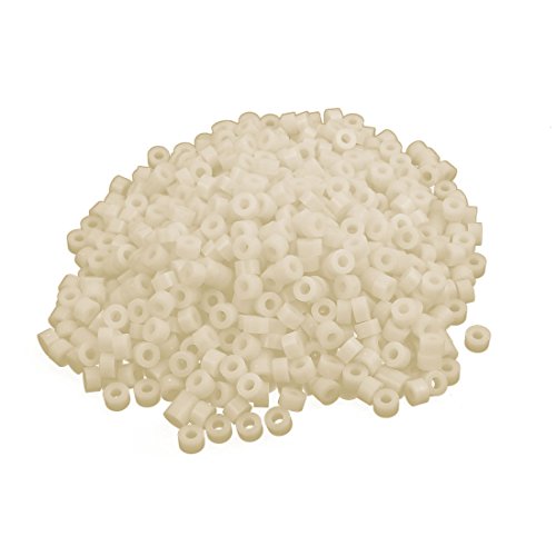 sourcing map 1000 STÜCKE M3 4mm Länge 3mm Innendurchmesser Nylon Flache Isolierende Unterlegscheiben Dichtung Distanzscheibe de von uxcell