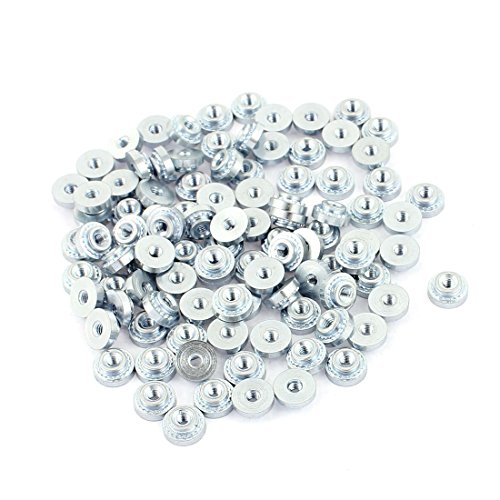 sourcing map 100Stück M2-2 Rändelmetall Selbst Clinchen Einpressmutter 1,4mm dick dünn Platte de sourcing map 100Stück M2-2 Rändelmetall Selbst Clinchen Einpressmutter 1,4mm dick dünn Platte de von uxcell