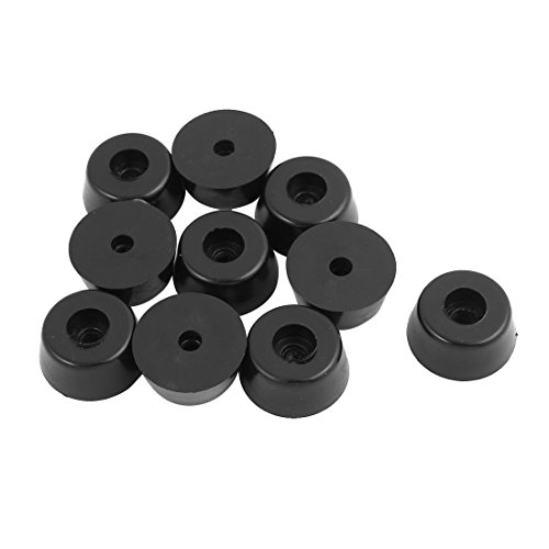 sourcing map 10Pcs Bodenschutz selbstklebend 21mm x 10mm konischer Gummi Möbel Stoßstange Fuß Abdeckung Fußmatte DE de von uxcell
