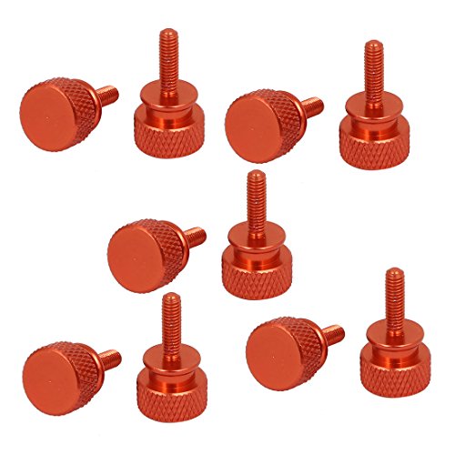 sourcing map 10Stk Rändelschraube Computer PC Gehäuse Aluminiumlegierung M3,5x12mm Orange de sourcing map 10Stk Rändelschraube Computer PC Gehäuse Aluminiumlegierung M3,5x12mm Orange de von uxcell