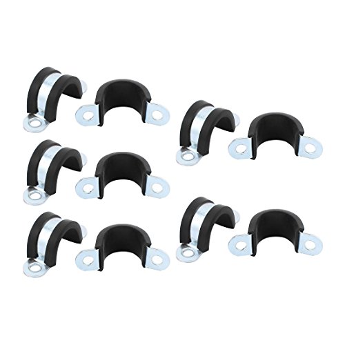sourcing map 10Stk. 20mm Durchmesser Gummi ausgekleidet U Form verzinkte Rohrschellen de sourcing map 10Stk. 20mm Durchmesser Gummi ausgekleidet U Form verzinkte Rohrschellen de von uxcell