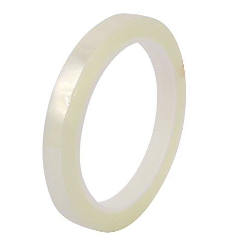sourcing map 10mm einseitiges starkes selbstklebendes Mylar-Band 50M Länge klar de von uxcell