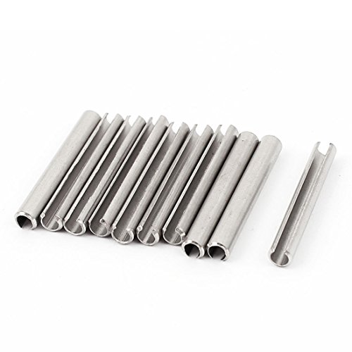 sourcing map 10stk M3x25mm 304 Edelstahl Federsplint Hohlsplinte Dübel Roll Federstifte von uxcell