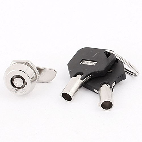 sourcing map 11mm Renkverschluss Cam Lock mit 2 Schlüssel für Mailbox Schrank Schublade de von uxcell
