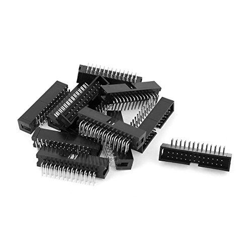 sourcing map 12Pcs 2,54mm 2x13 26Pin Rechtwinkliger Mann Eingehüllt PCB Box Header IDC Sockel DE de sourcing map 12Pcs 2,54mm 2x13 26Pin Rechtwinkliger Mann Eingehüllt PCB Box Header IDC Sockel DE de von uxcell