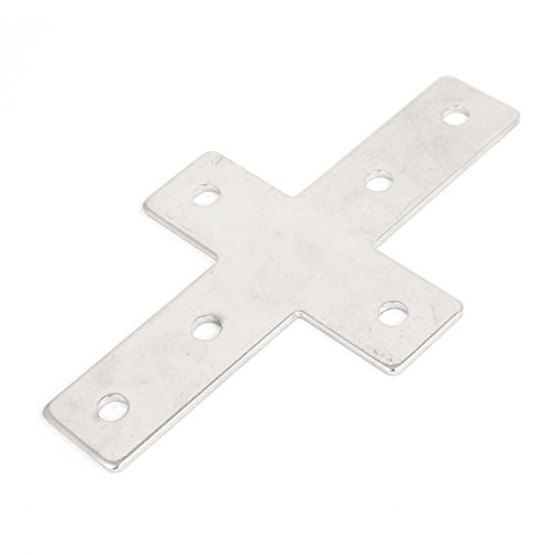 sourcing map 145mmx85mm Kreuz geformte Metall flache Teller Corner Brace Winkel Halterung DE de von uxcell