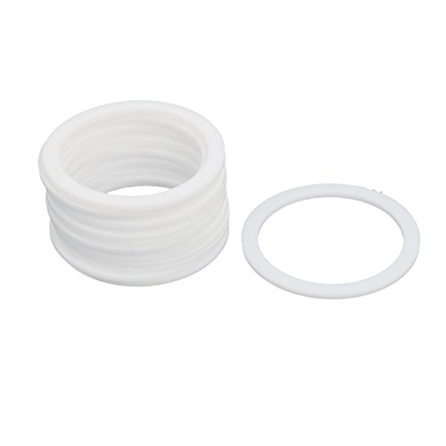 sourcing map 15St PTFE Flache Unterlegscheiben Dichtung 55mm AD 45mm ID 2mm Dicke Weiß sourcing map 15St PTFE Flache Unterlegscheiben Dichtung 55mm AD 45mm ID 2mm Dicke Weiß von uxcell