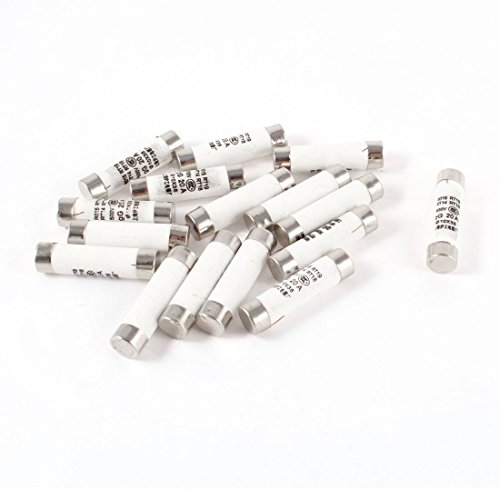 sourcing map 16 Stück Keramikrohr Zylindrische Sicherung 500V 20A 10x38mm R015 RT14 RT18 RT19 sourcing map 16 Stück Keramikrohr Zylindrische Sicherung 500V 20A 10x38mm R015 RT14 RT18 RT19 von uxcell