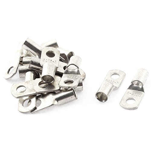 sourcing map 16Stk. SC25-6 6mm Dmr. Schraube Ringkabelschuh Verdrahtung für 25mm 2 Draht von uxcell