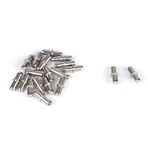 sourcing map 18 Stück Regalbodenträger Bodenträger Schrank Holzbrett Regalstifte Unterstützung Halter Bodenträger 17mmx5mm von uxcell