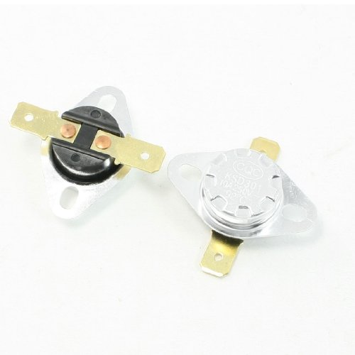 sourcing map 2 PCS AC 250V 10A Normal geschlossen 92C Temperaturschalter Bimetall Thermostat sourcing map 2 PCS AC 250V 10A Normal geschlossen 92C Temperaturschalter Bimetall Thermostat von uxcell