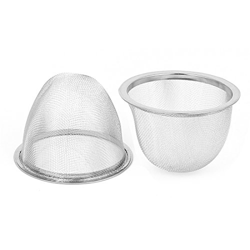 sourcing map 2 Stück Metall Masche Netzkorb Teeblätter Sieb Teekanne Filter 70mm Außendurchmesser sourcing map 2 Stück Metall Masche Netzkorb Teeblätter Sieb Teekanne Filter 70mm Außendurchmesser von uxcell