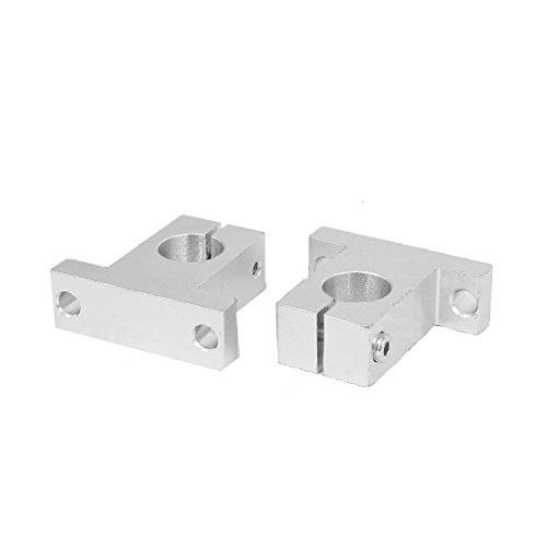 sourcing map 2 Stück Schiene Linearführung Unterstützung SK16 16mm Welle Innendurchmesser Silber Ton sourcing map 2 Stück Schiene Linearführung Unterstützung SK16 16mm Welle Innendurchmesser Silber Ton von uxcell